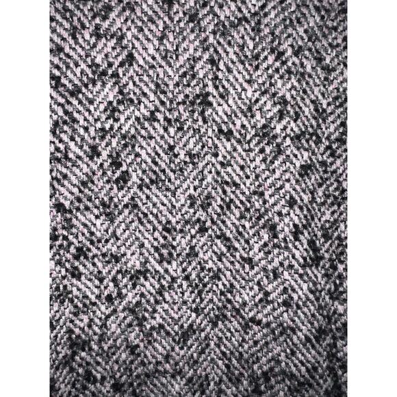 Vtg New York Girl NYC Coat Wool Blend Tweed - Union Made - Pink Black - Sz S - Picture 9 of 16